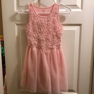 Childrens place girls pink dress size medium 7/8